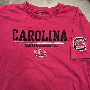 Men’s large embroidered Carolina Gamecocks t shirt CFB College football